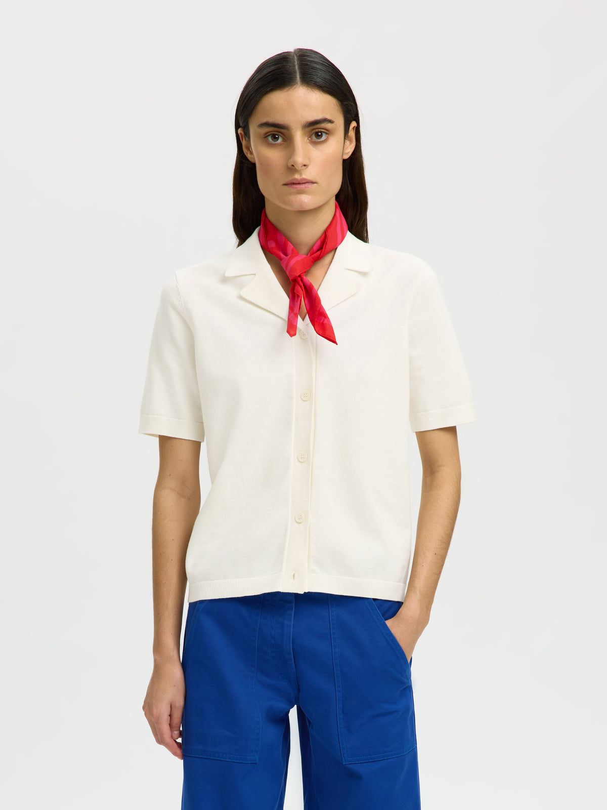 Amour Knit Polo Cardigan