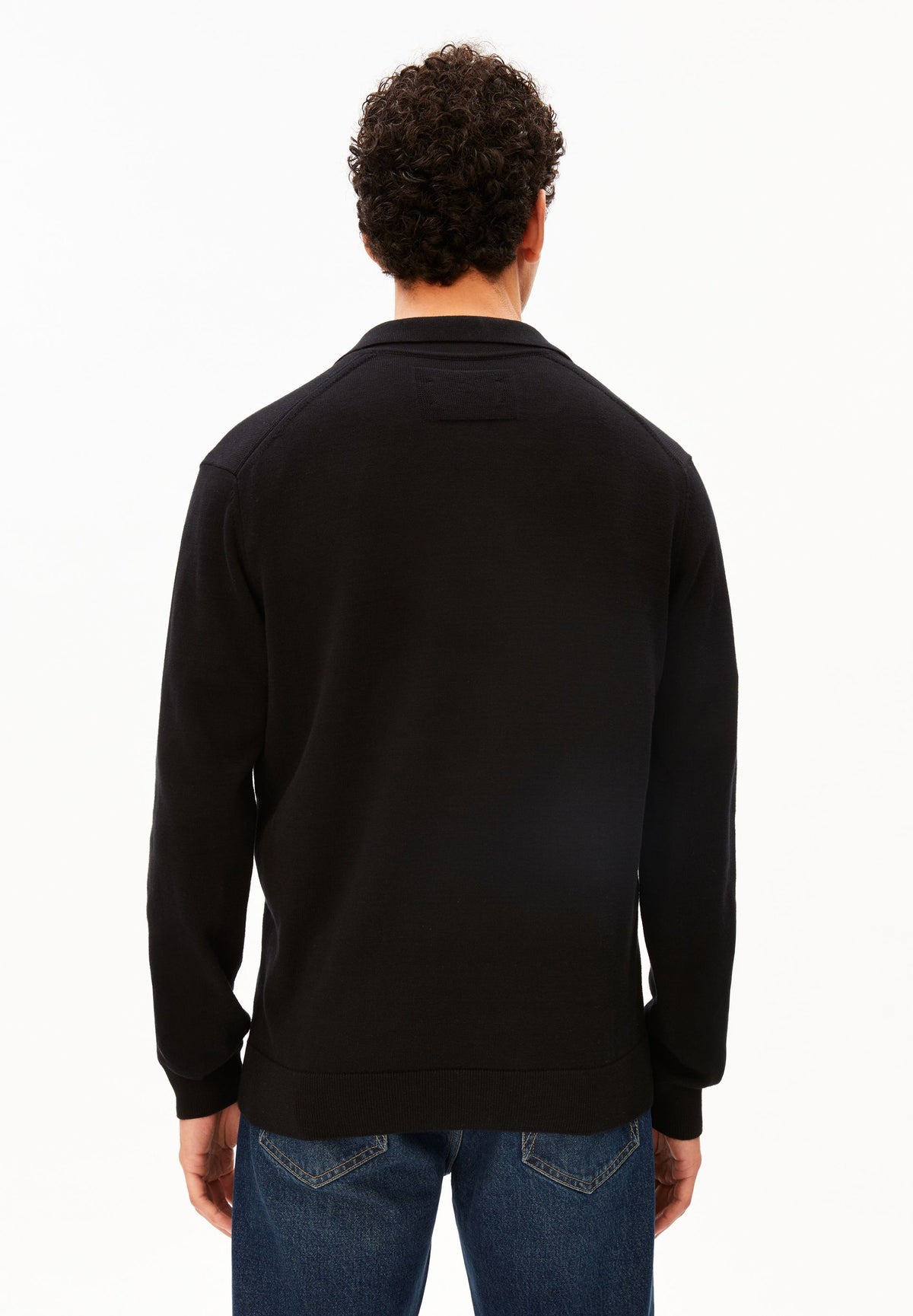 Knit Longsleeve Poloshirt