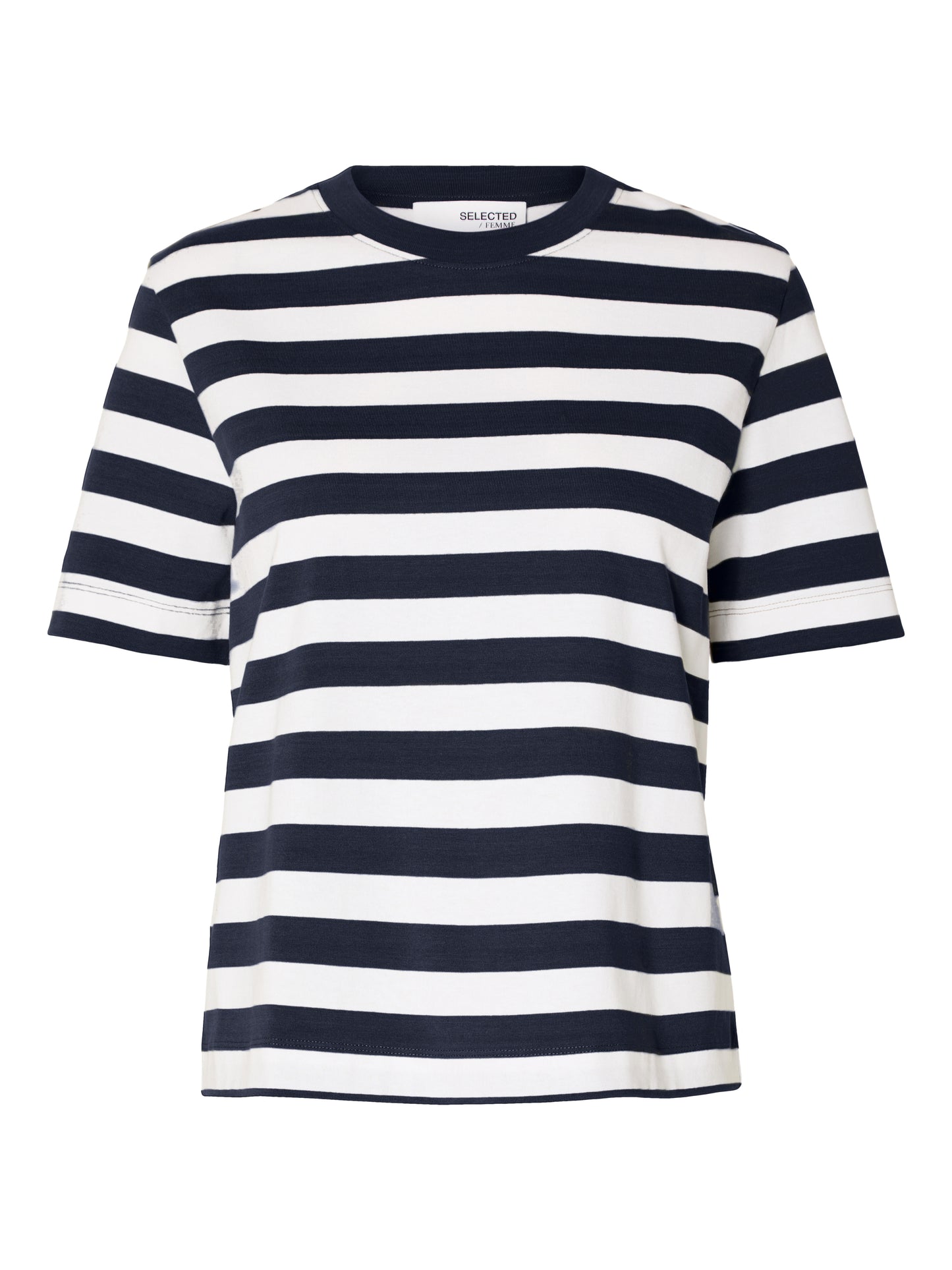 Fessential Boxy Striped Tee