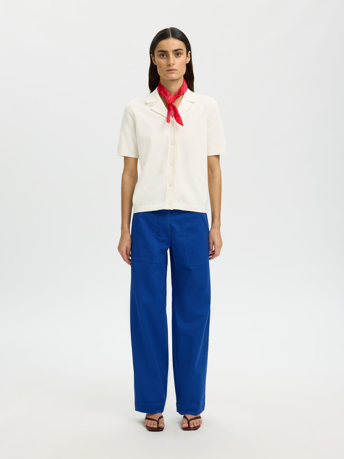 Amour Knit Polo Cardigan