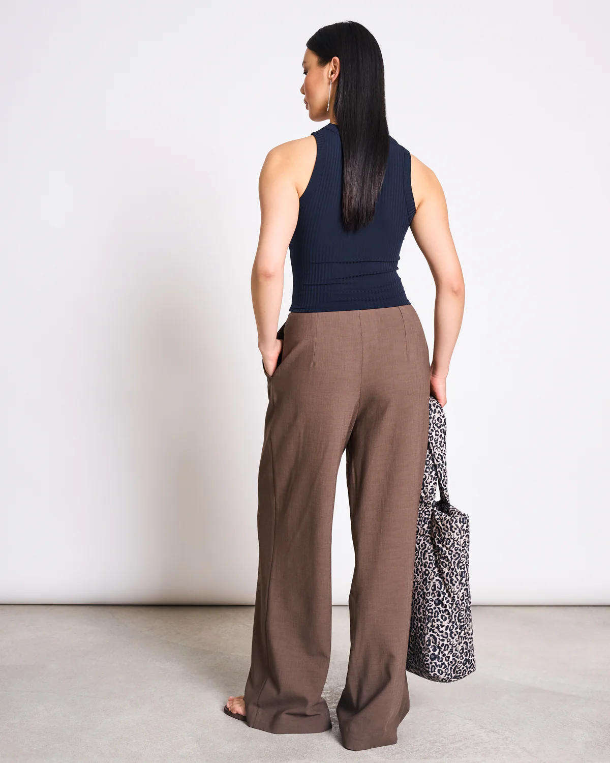 Pleated Wide Pants