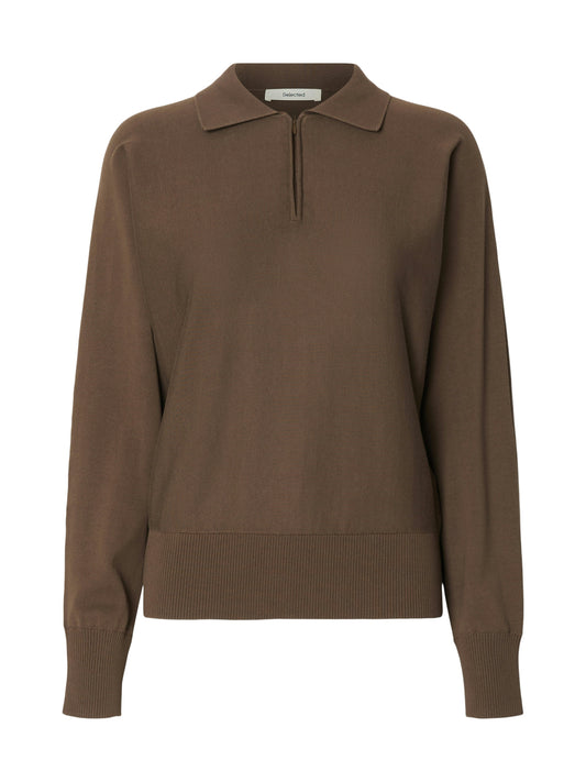 Toledo LS Knit Collar Neck