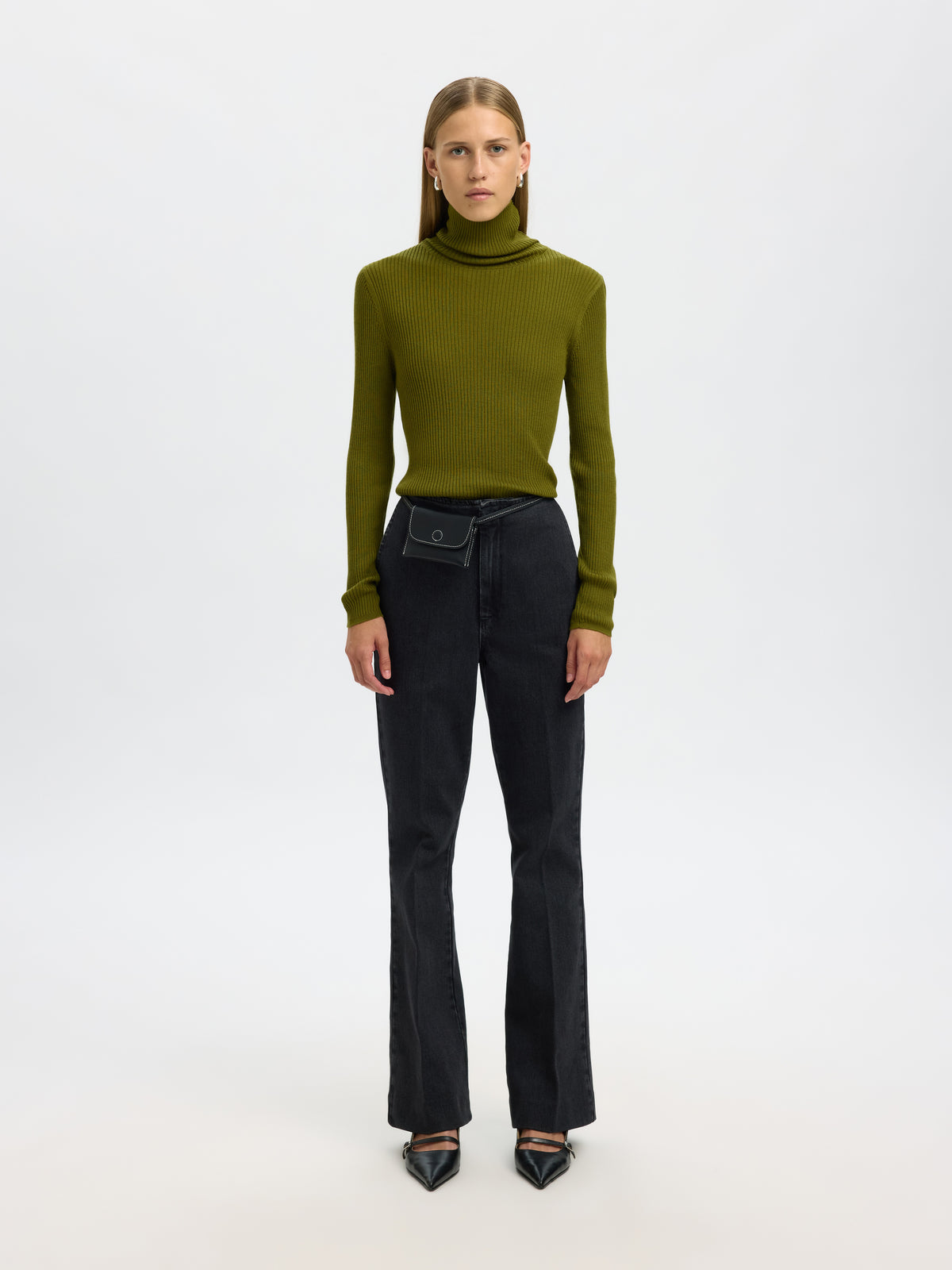 Thea Merino Woll Roll Neck