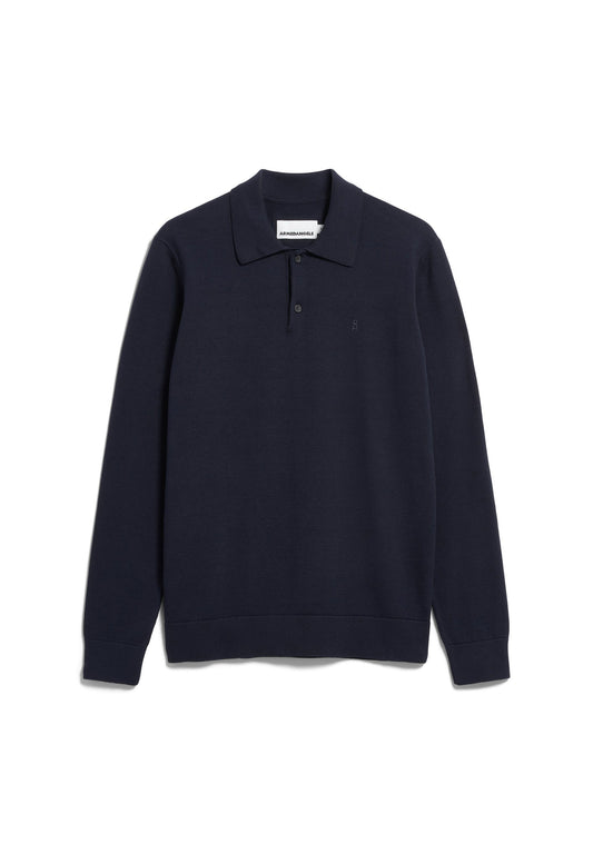 Knit Longsleeve Poloshirt