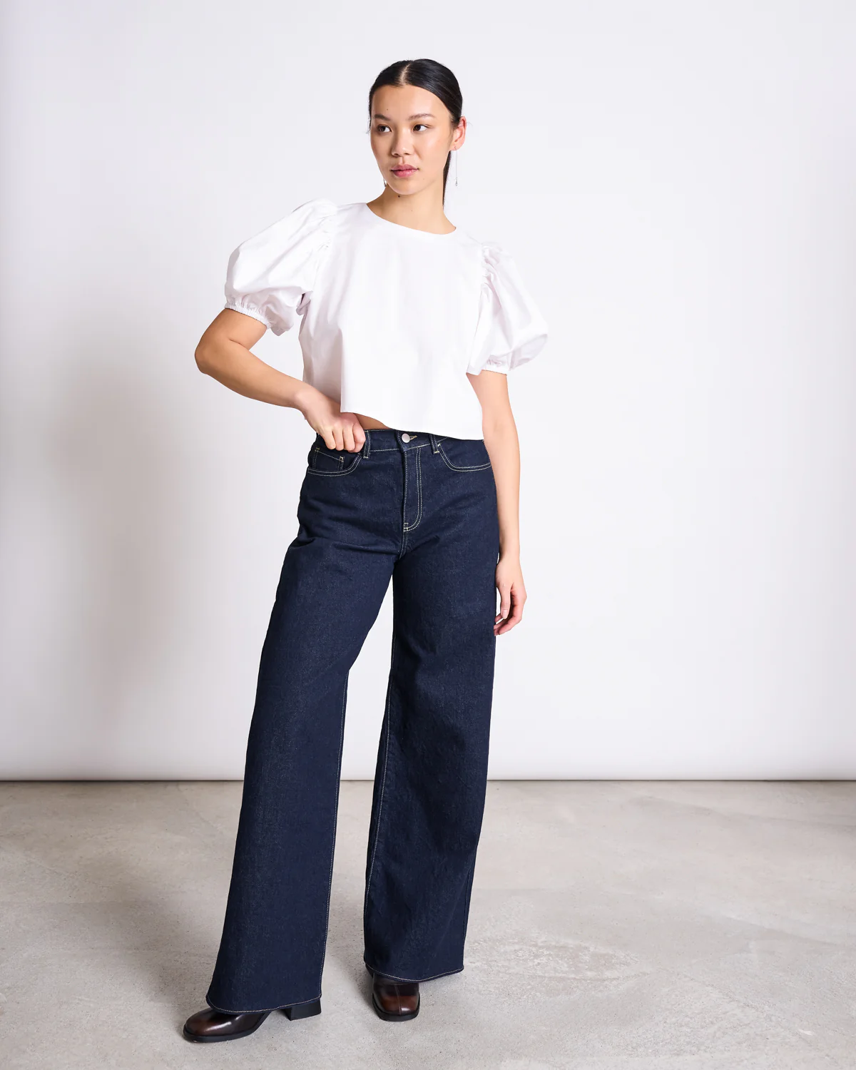 Cropped Organic Cotton Blouse Olmos