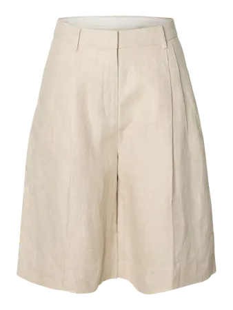 Ida Linen Bermuda Shorts