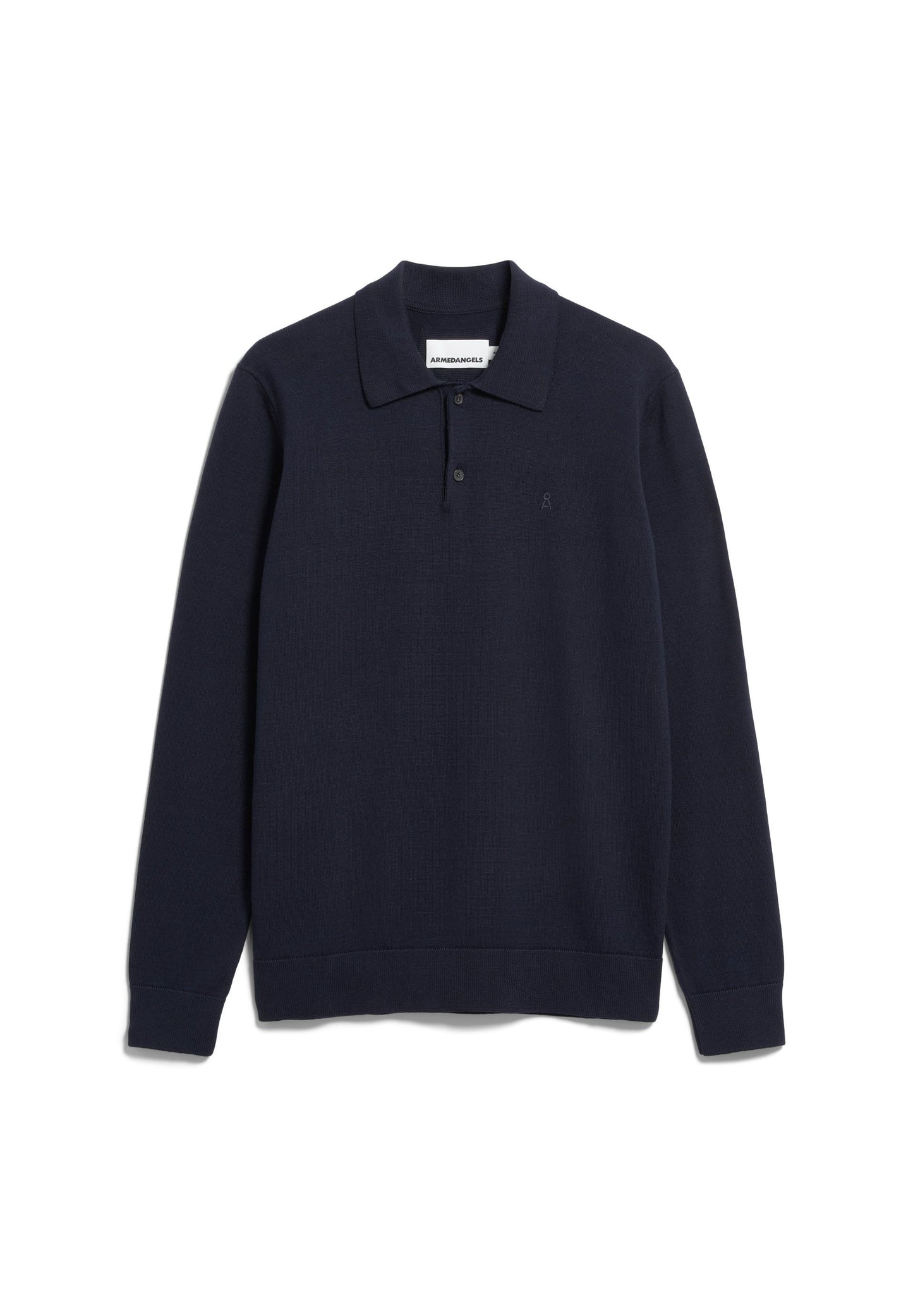 Knit Longsleeve Poloshirt