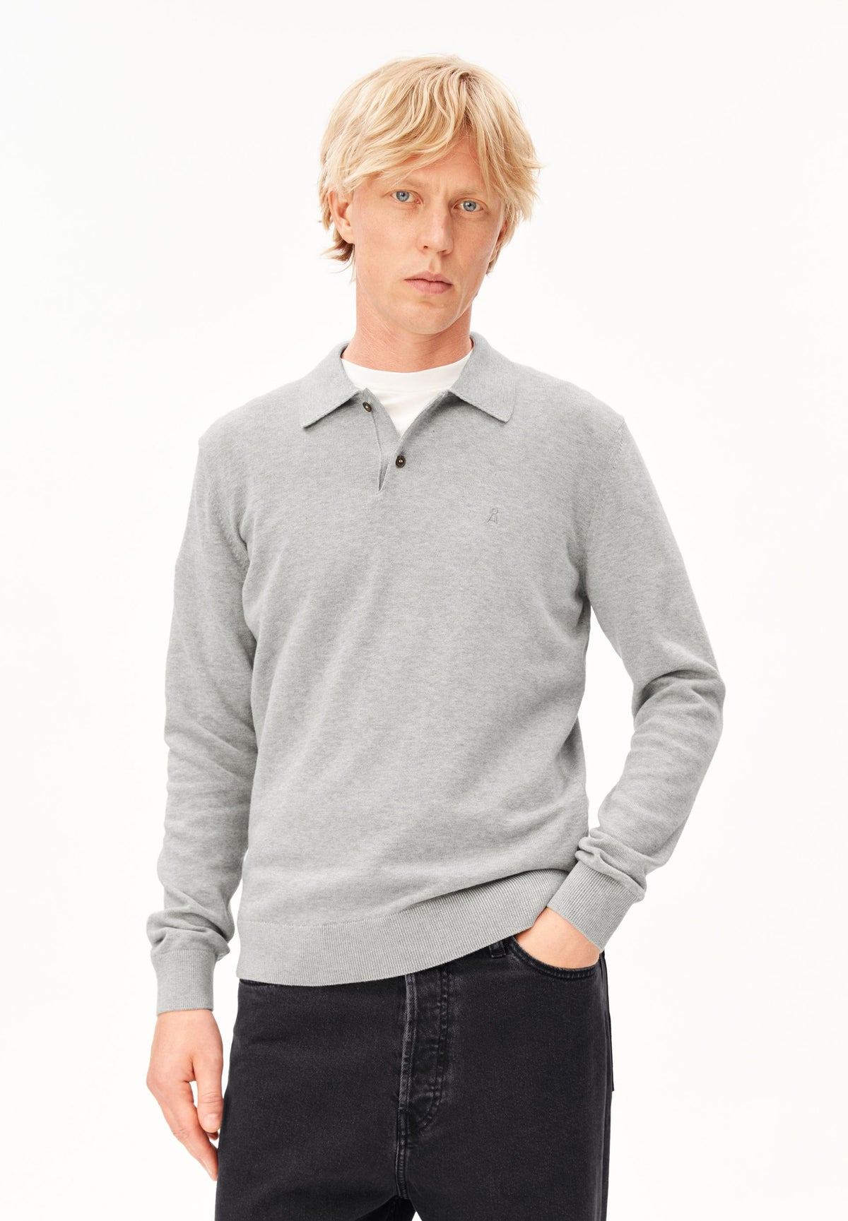 Longsleeve Knit Poloshirt